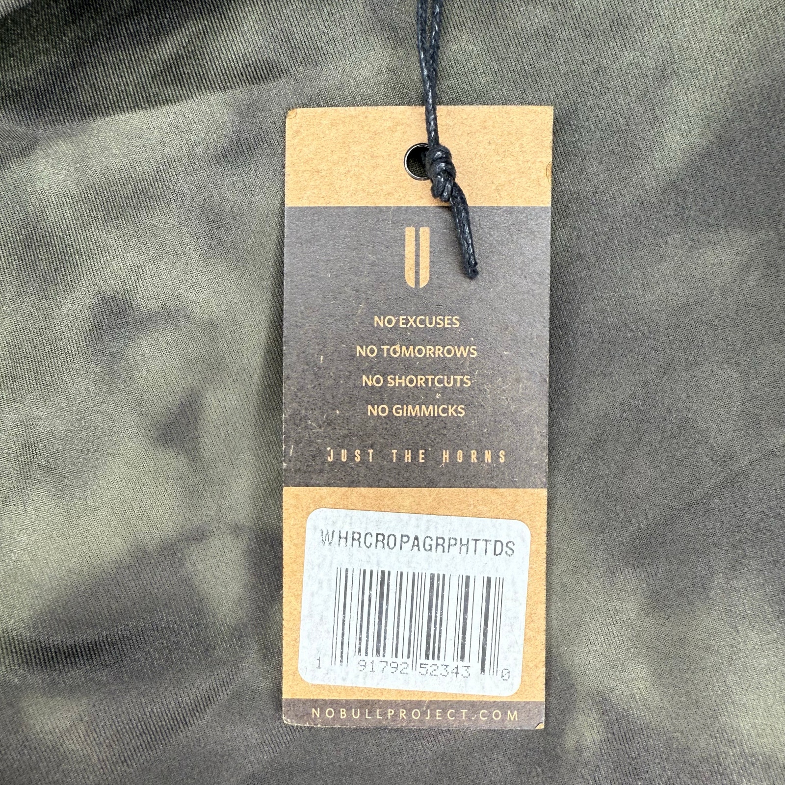 Nwt Nobull High-Rise Matte Crop Tight Size S Green And Black Tie Dye — image 3 of 5